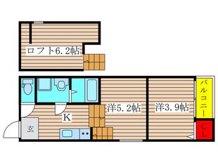 ハーモニーテラス二番Ⅳの物件間取画像